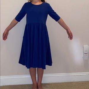 Hanna Andersson Blue Pocket Dress